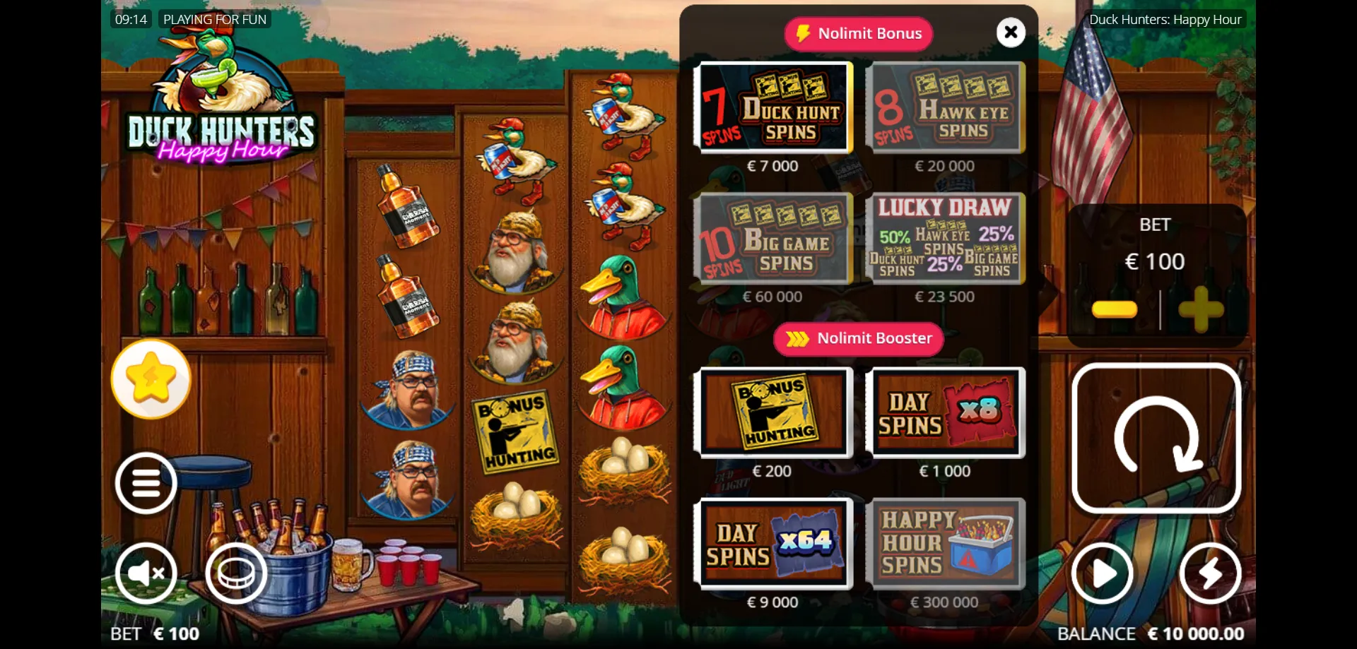 Low-Risk (Apuesta 1x) &mdash; duck hunters happy hourduck